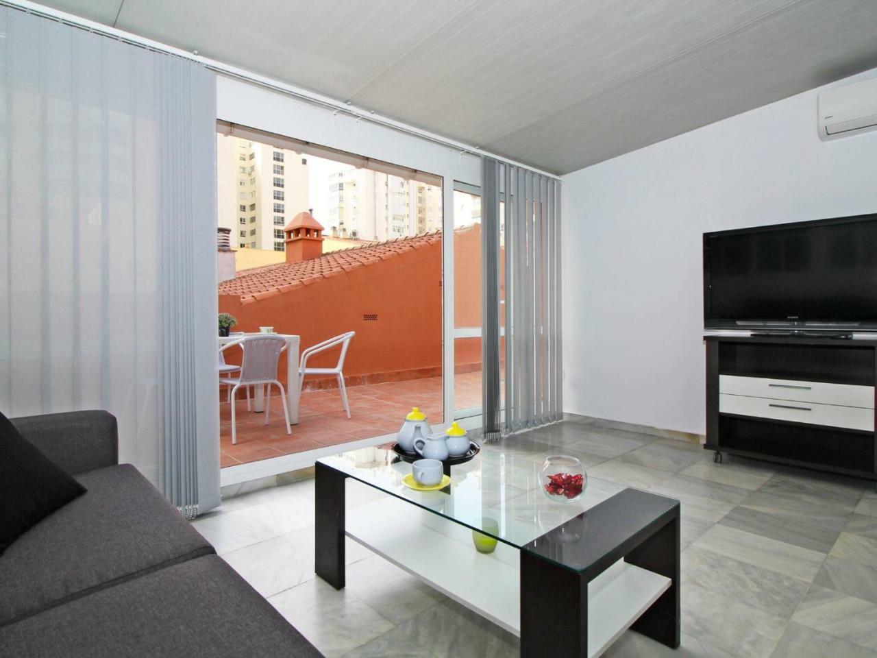 מאלגה Del Parque Flats Malagueta Beach מראה חיצוני תמונה